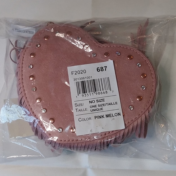 "Host Pick" Girls Heart Fringe Bag - Picture 5 of 6